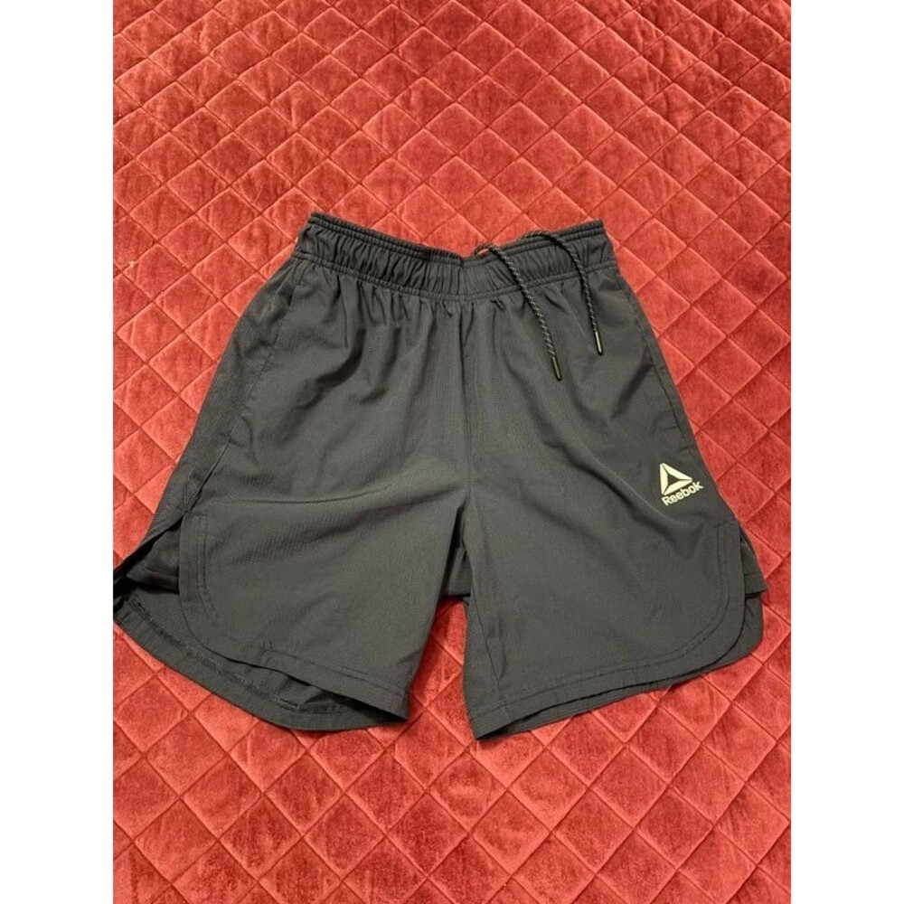 Reebok Men’s Small Black Athletic Running Training Shorts Drawstring